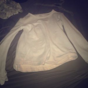 Super soft white fall sweater. Not Climawear
